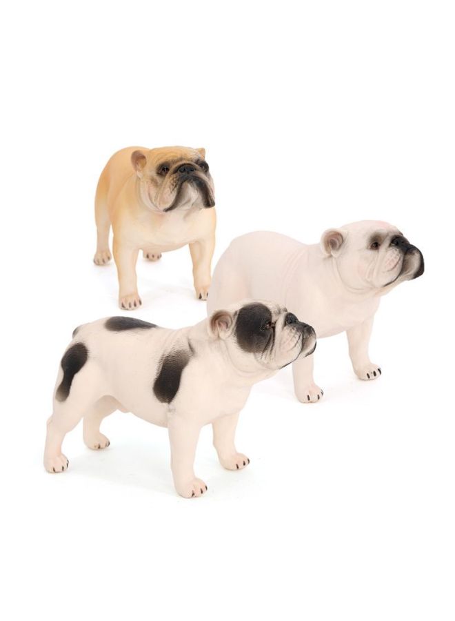 Realistic Solid Static Plastic Animal Models Children's Toys Pet Bull Dogs Early Education Animal Models-Color:PL127-1087 Bulldogs - Image 4
